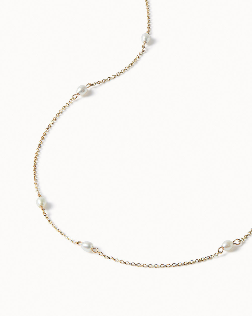 Pearl Necklace and Bracelet Set