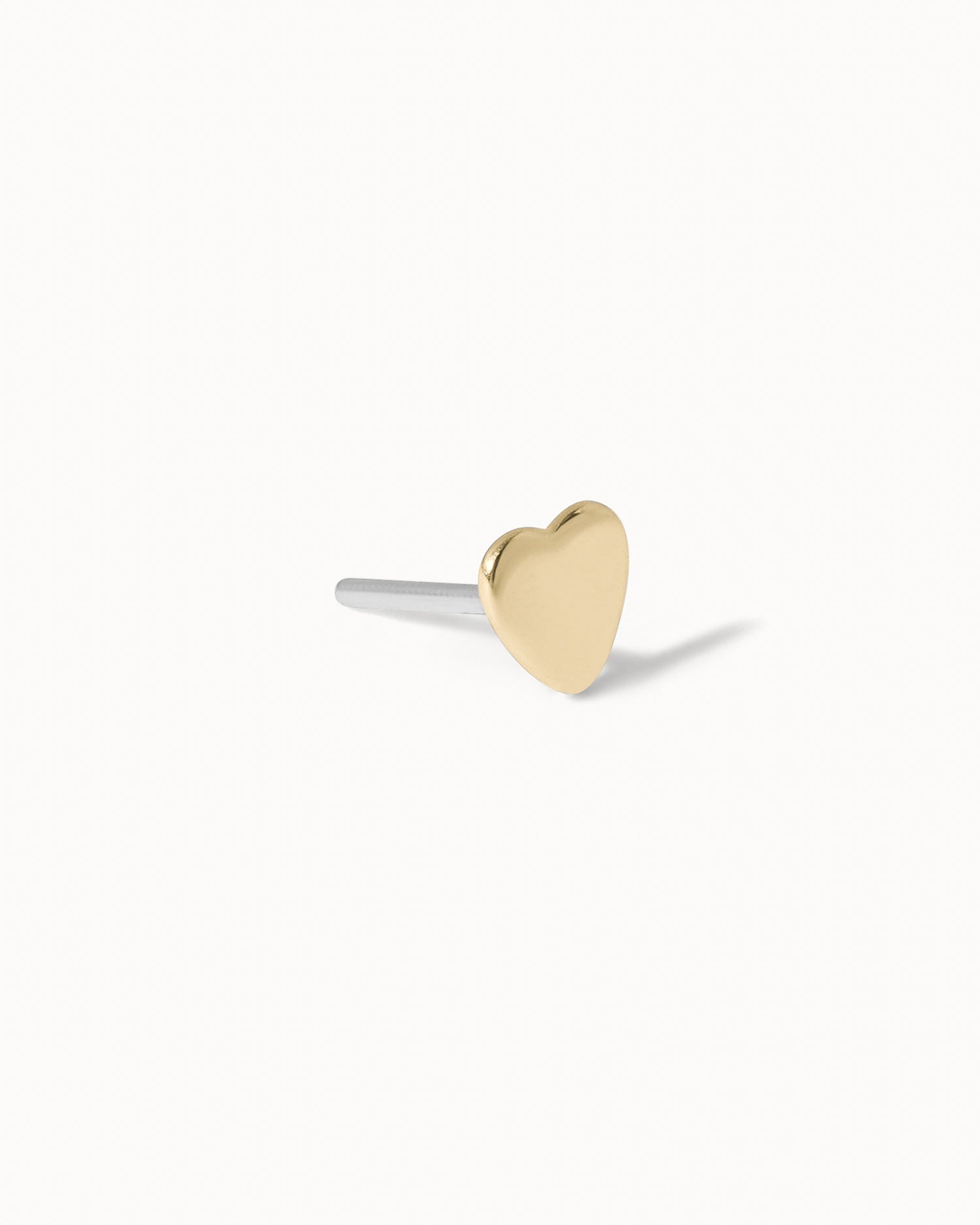 Heart Flat Back Stud