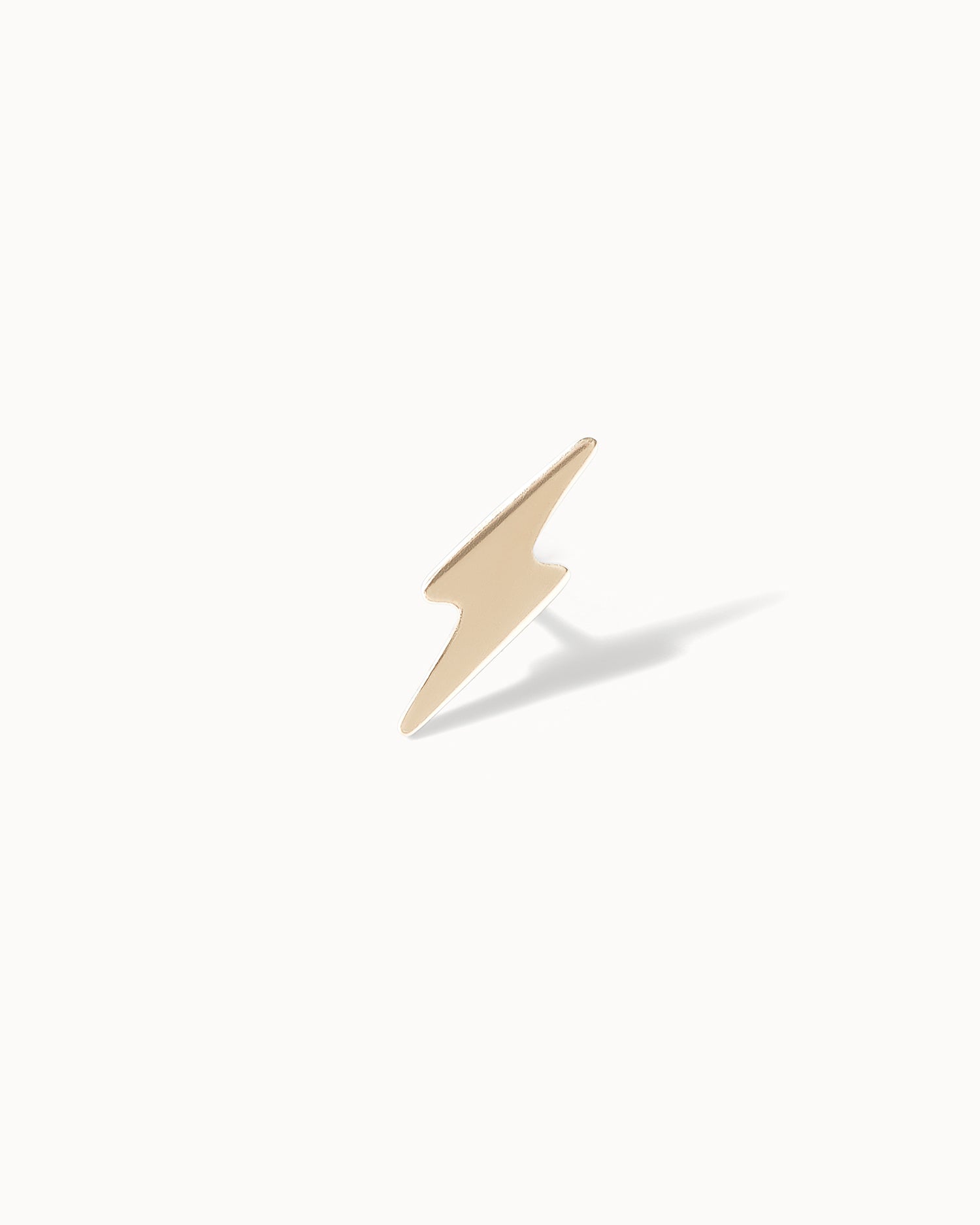 Piercing - Lightning Bolt Flat Back Stud