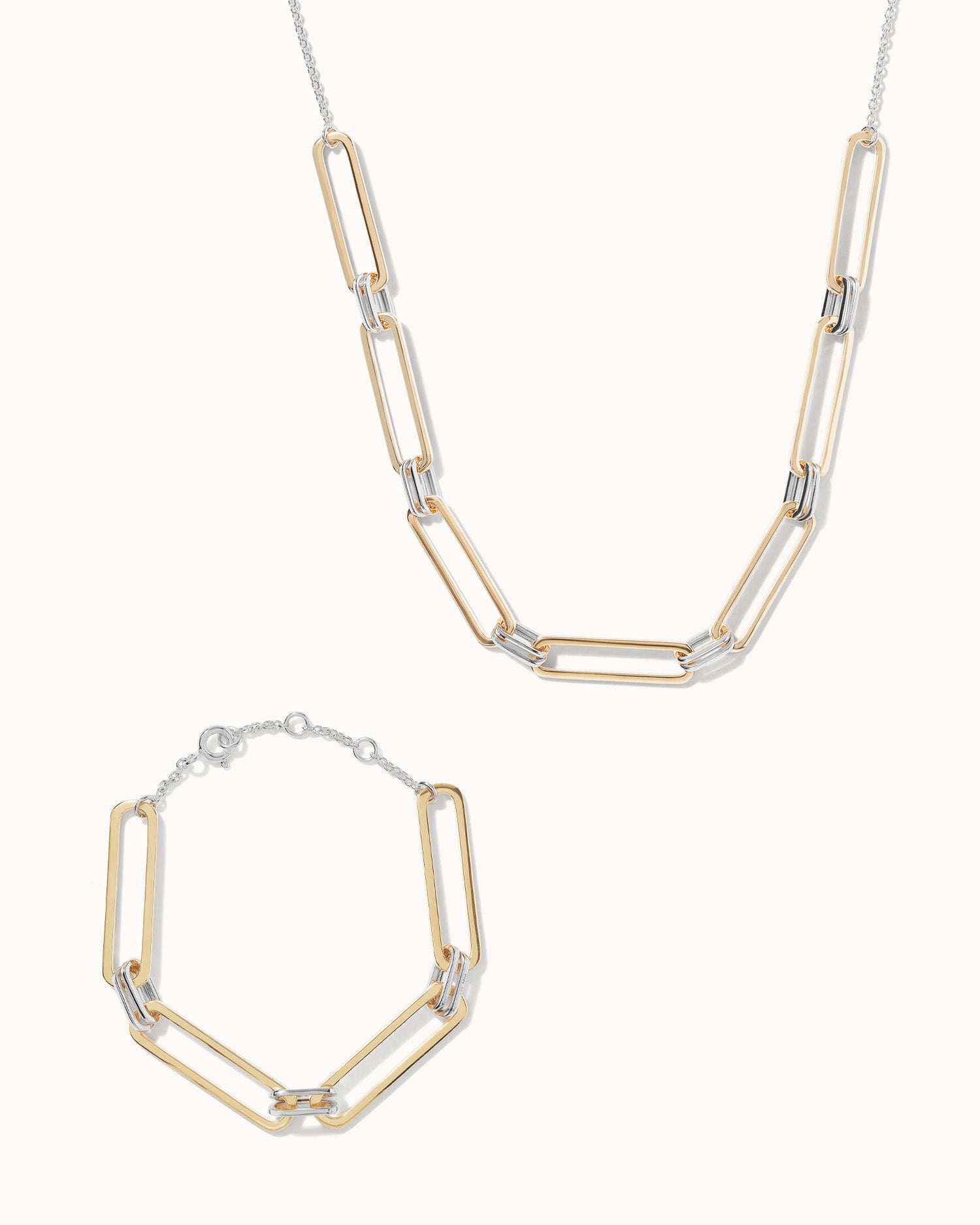 Revival Link Necklace and Bracelet Set