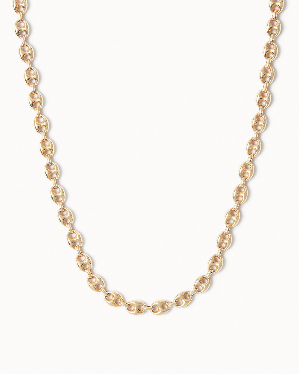 Anchor Chain Necklace and Bracelet Set