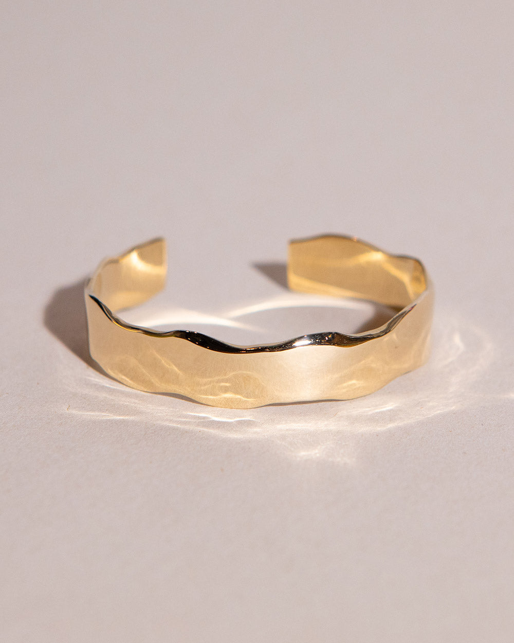 Solid Gold Signature Organic Bangle