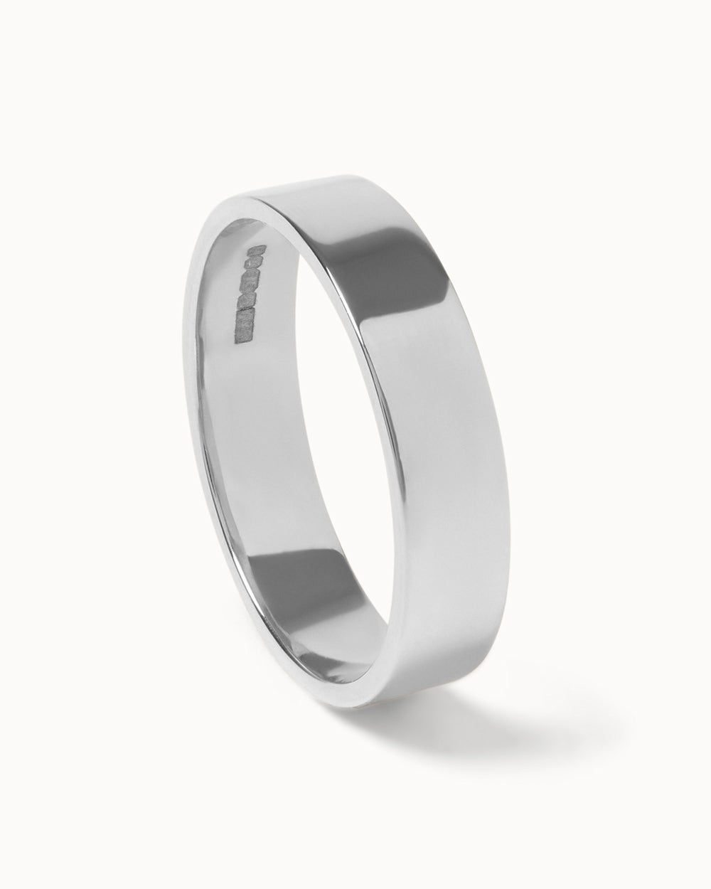 Platinum Signature Band Ring