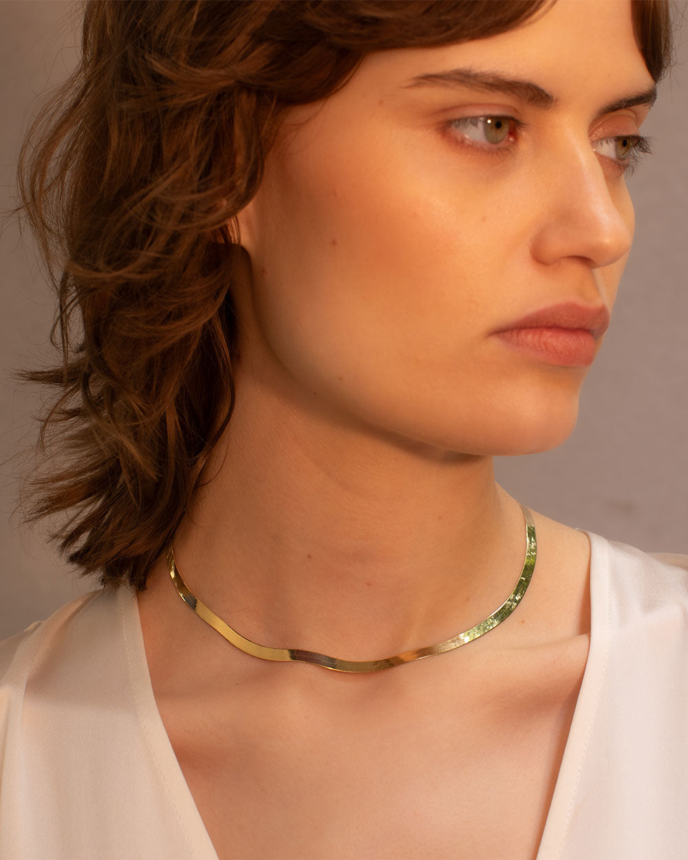 Solid Gold Snake Chain