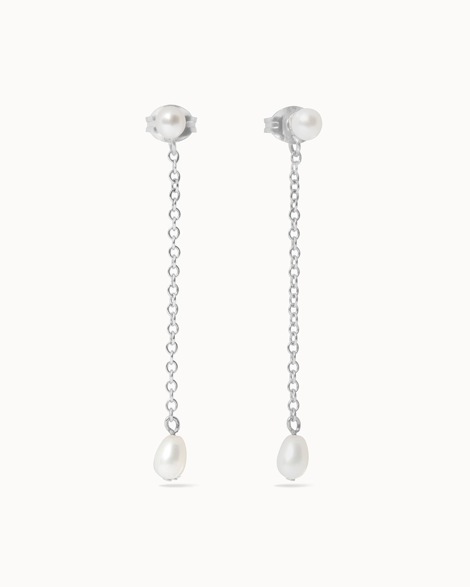 Drop Pearl Earrings