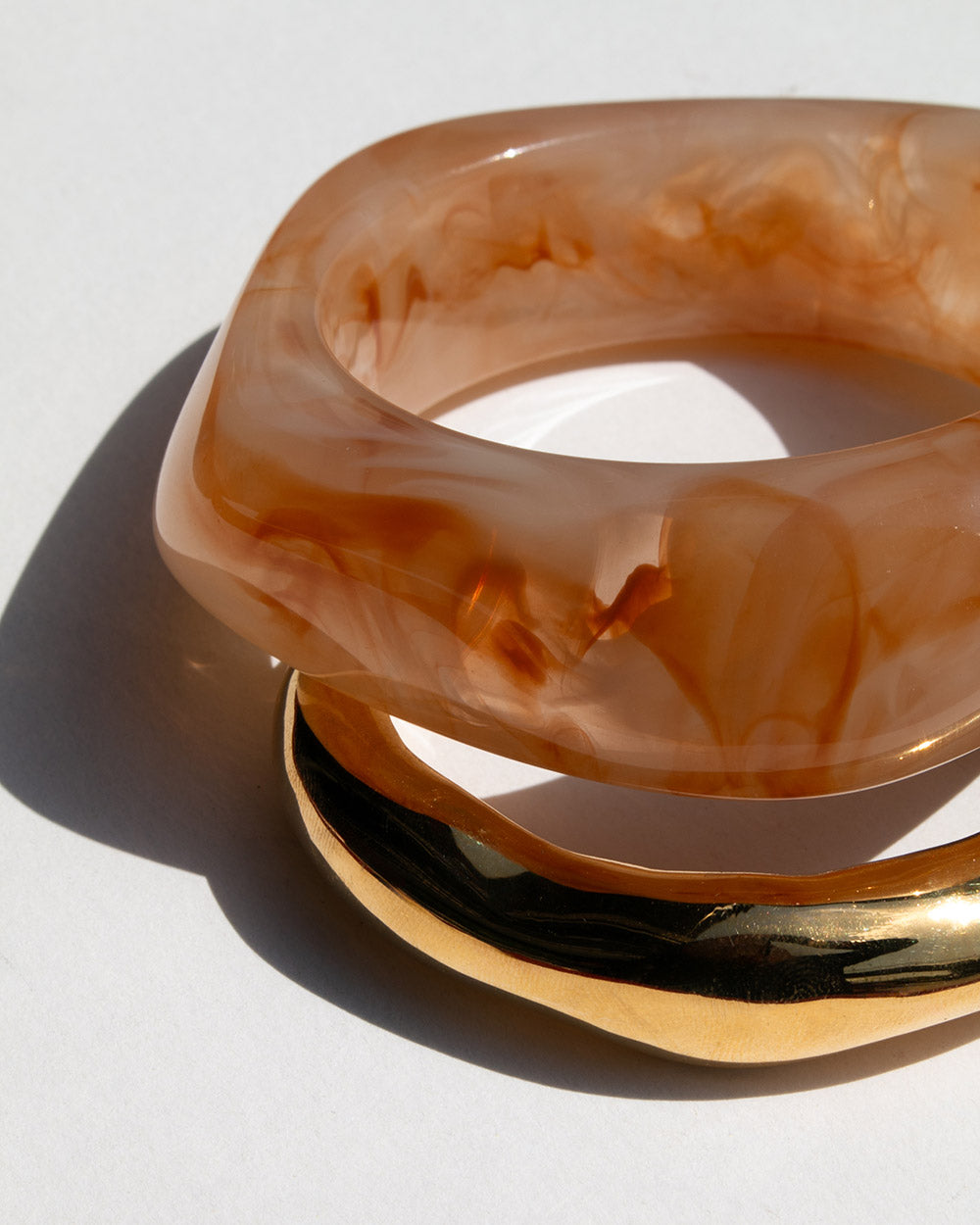 Bronze Bangle Stack