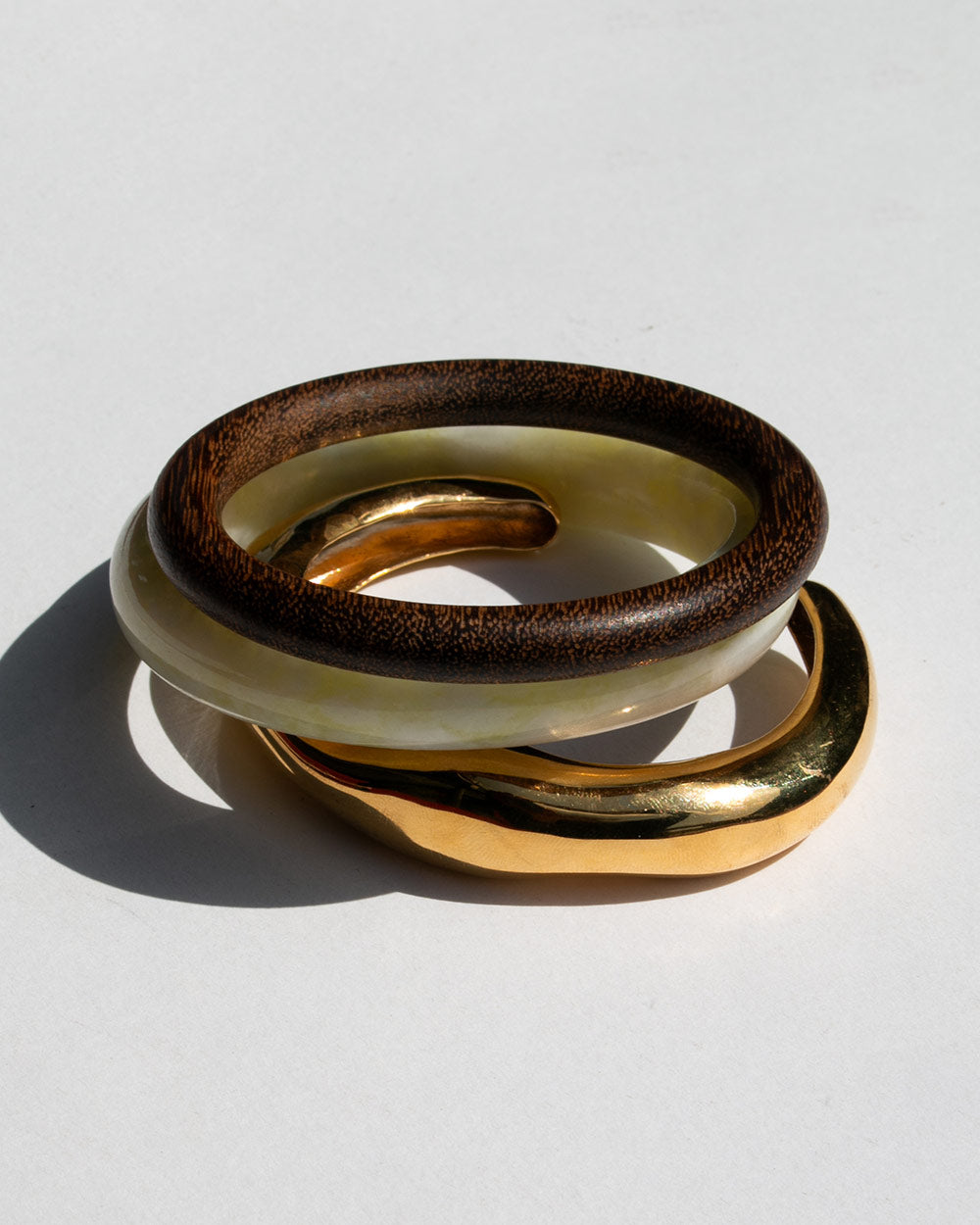 Amber Bangle Stack