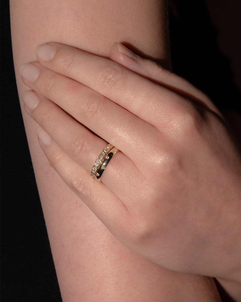 Scattered Diamond Eternity Ring