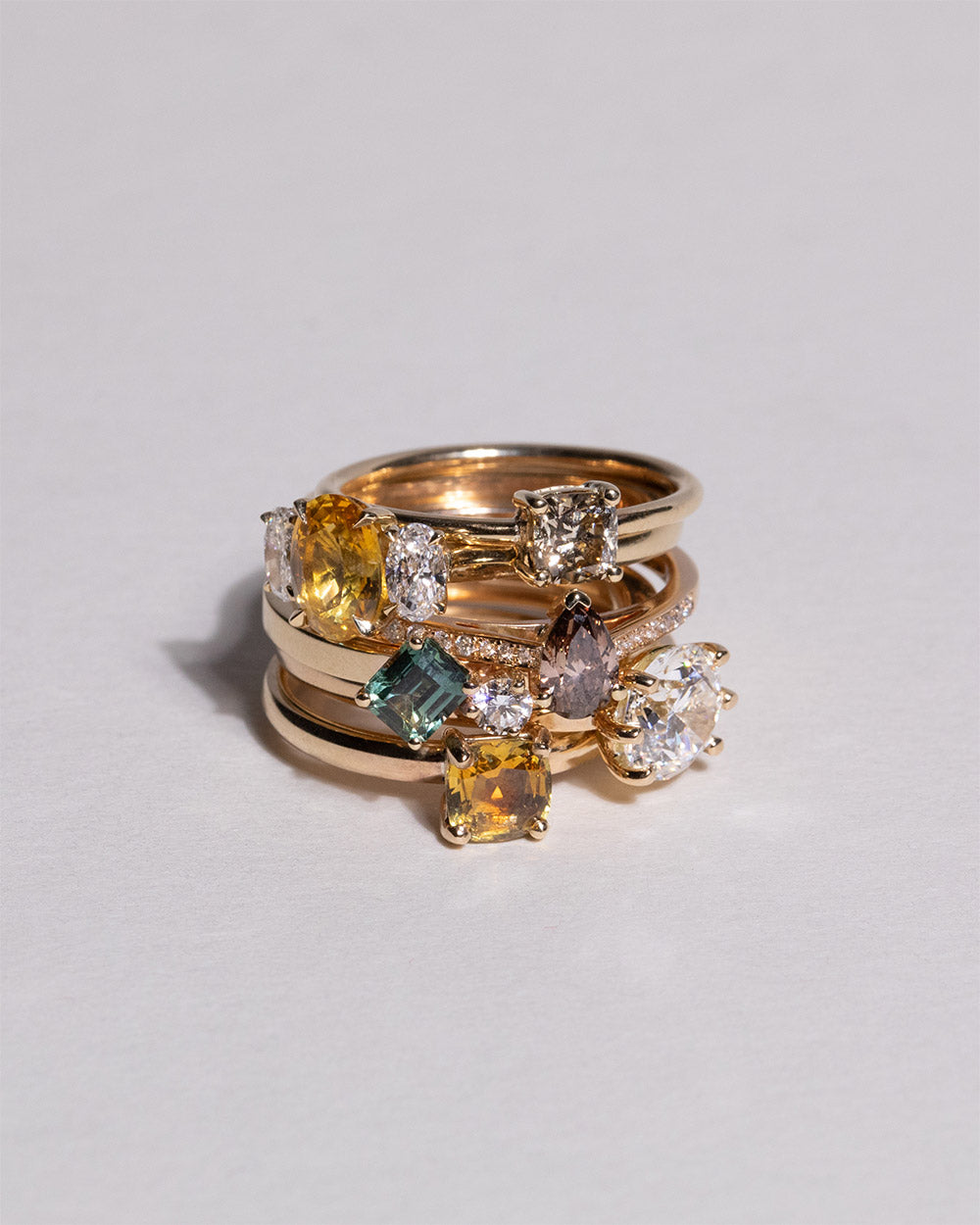 Jodie 0.69ct Green Sapphire Ring