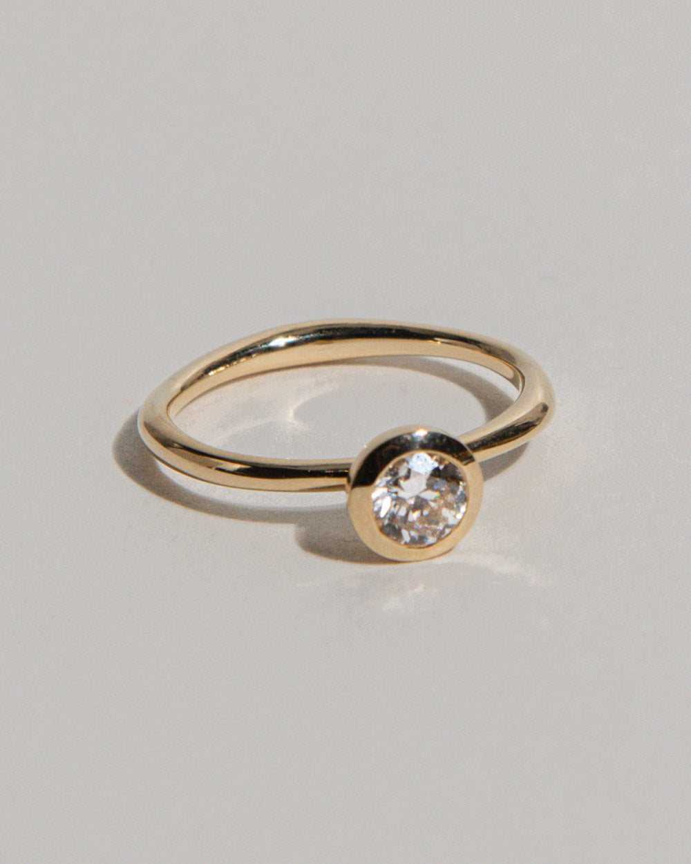 0.5ct Lab Grown Diamond Bezel Ring