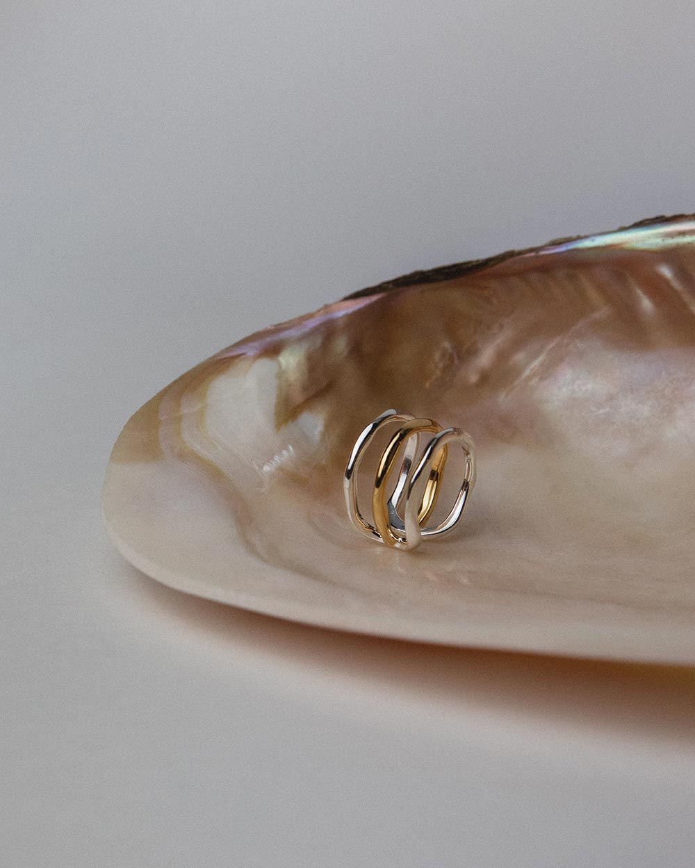 Lava Adjustable Stripe Ring