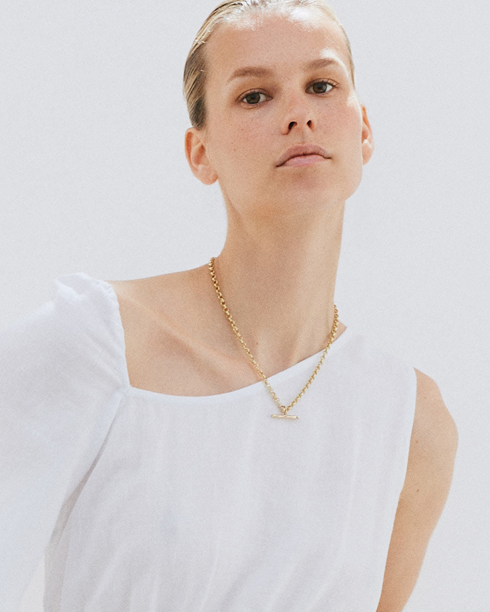 T-Bar Belcher Chain Necklace