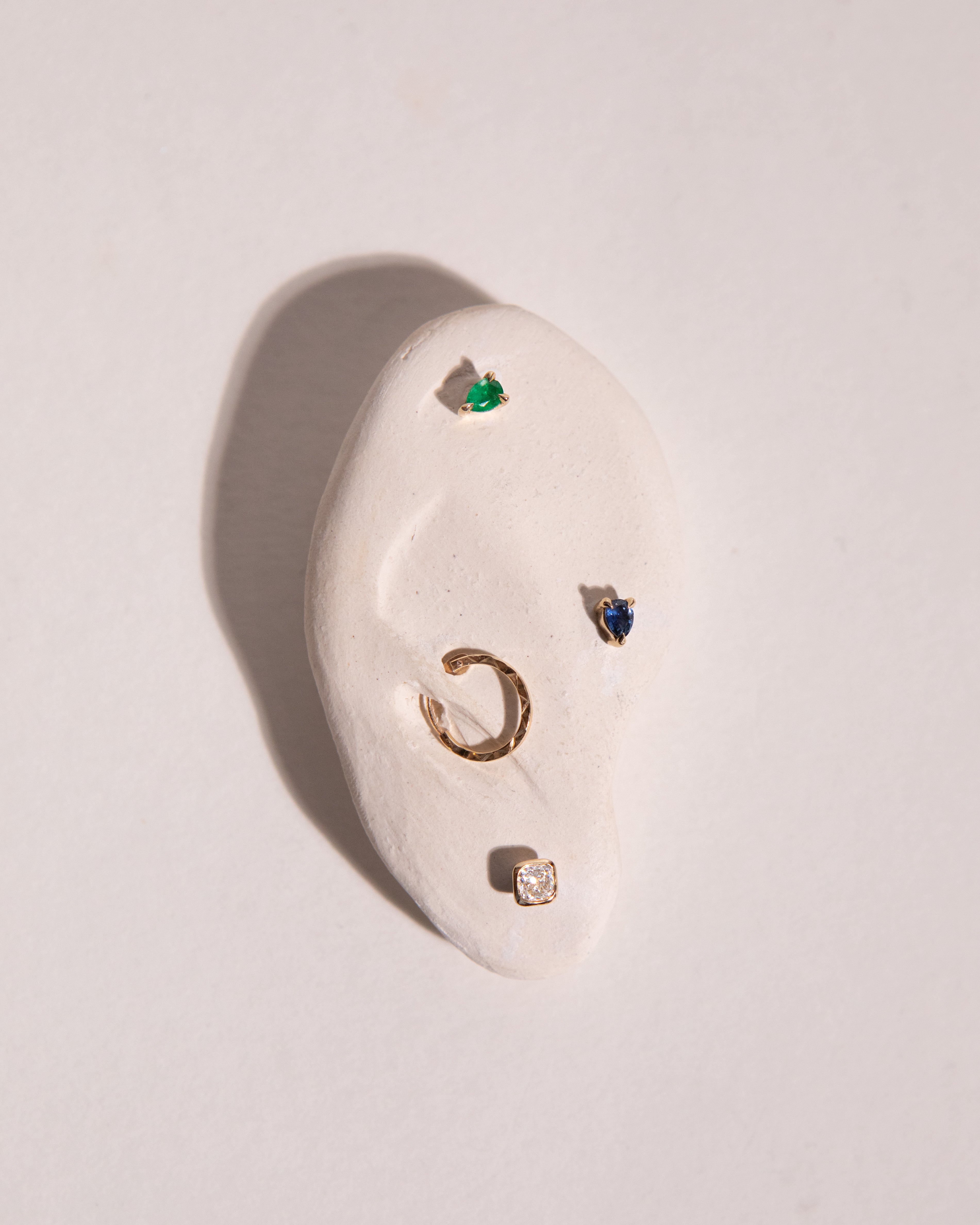 Toi Et Moi Emerald Stud Earring