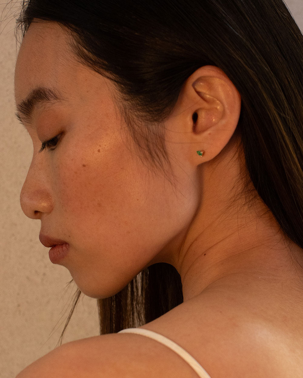 Toi Et Moi Emerald Stud Earring