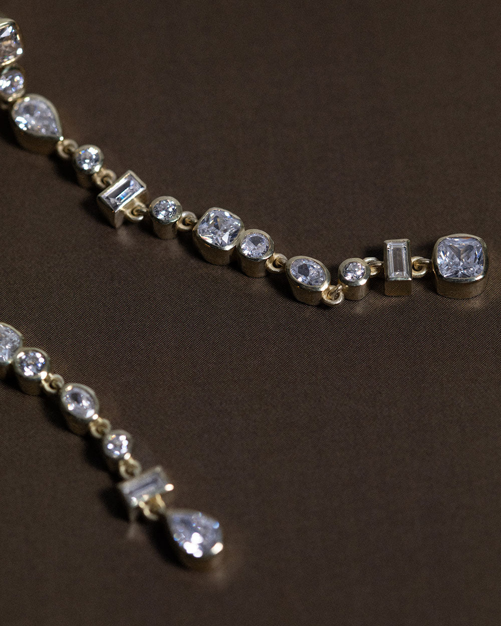 Vega Diamond Drop Earrings