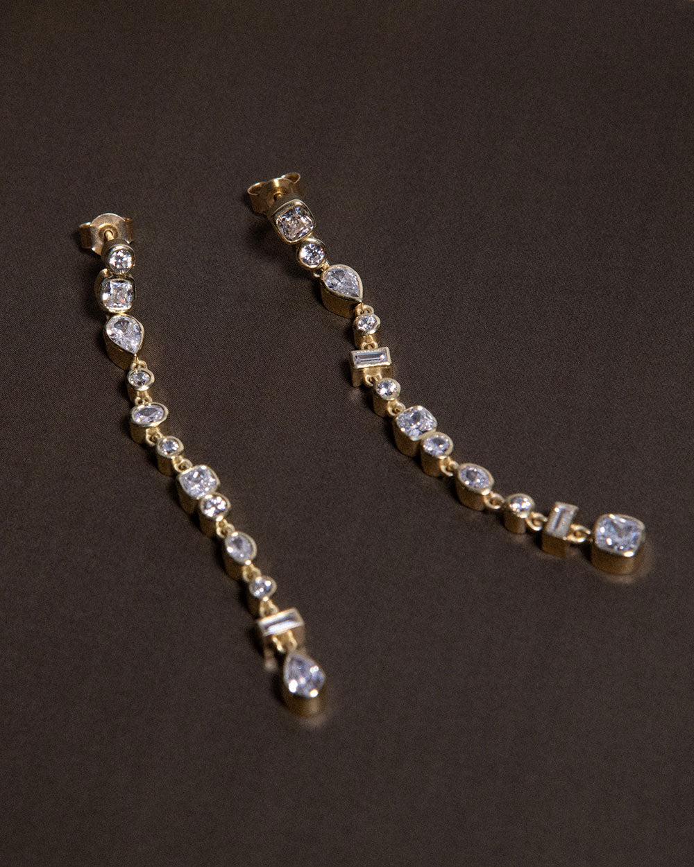 Vega Diamond Drop Earrings