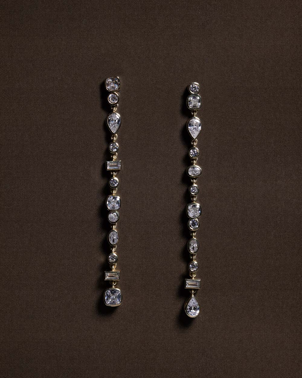 Vega Diamond Drop Earrings