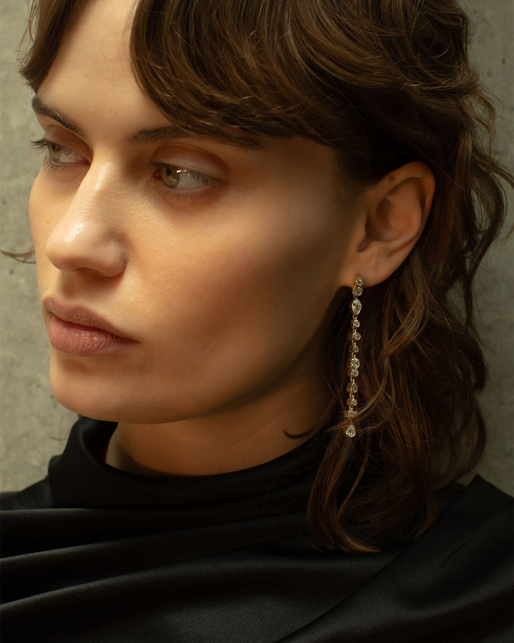 Vega Diamond Drop Earrings