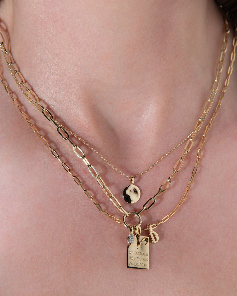 Organic Circle Charm