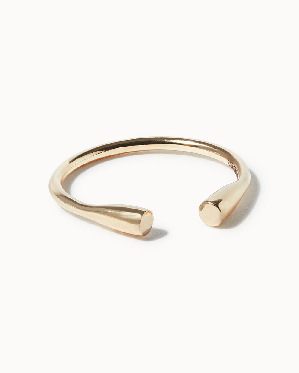 Solid Gold Open Ended Stacking Ring