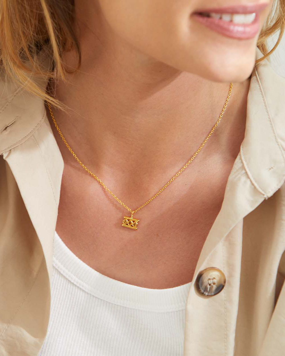 Citrine November Birthstone Charm