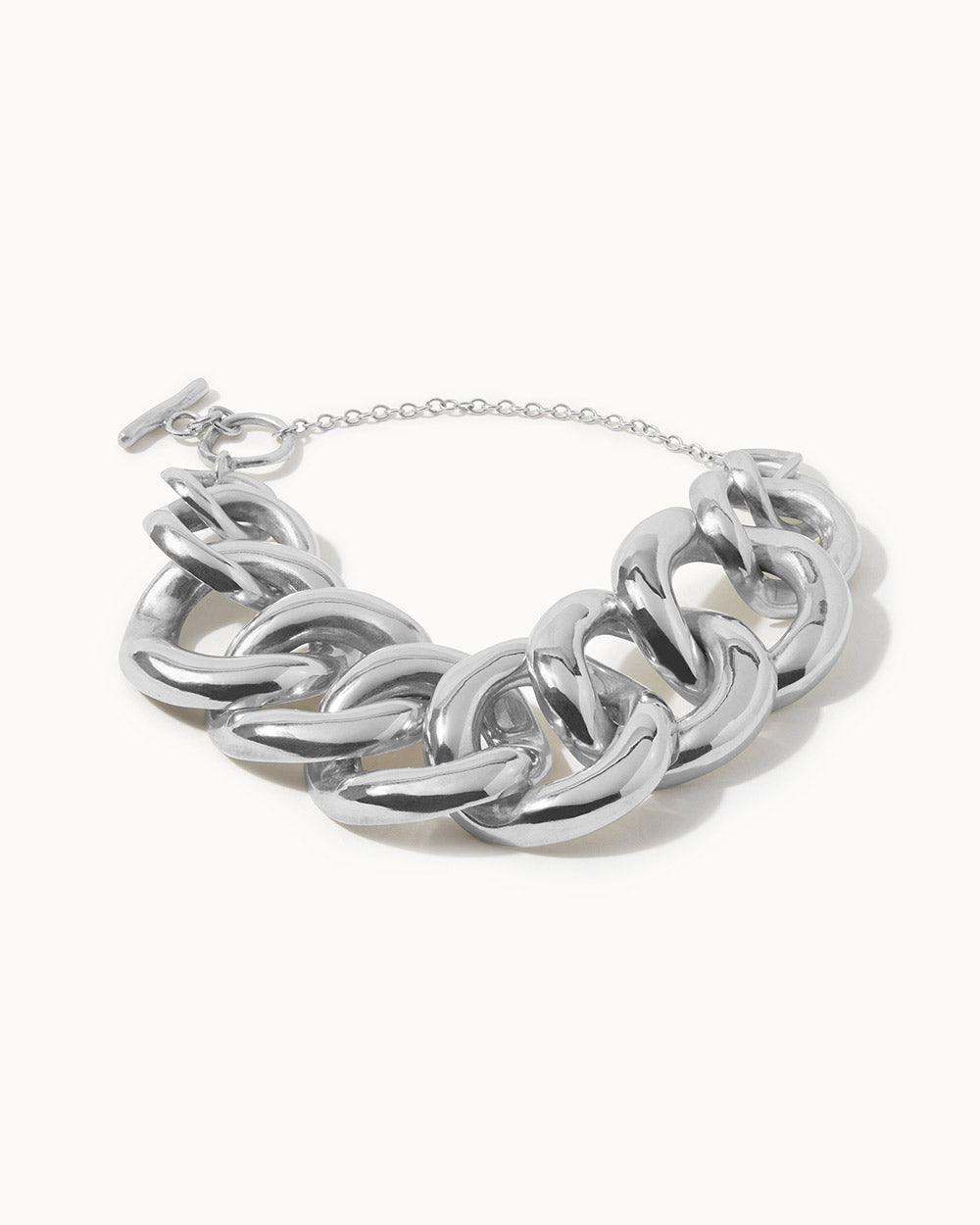 925 Recycled Sterling Silver Lucid Chain Bracelet handmade in London by Maya Magal sustainable jewellery brand