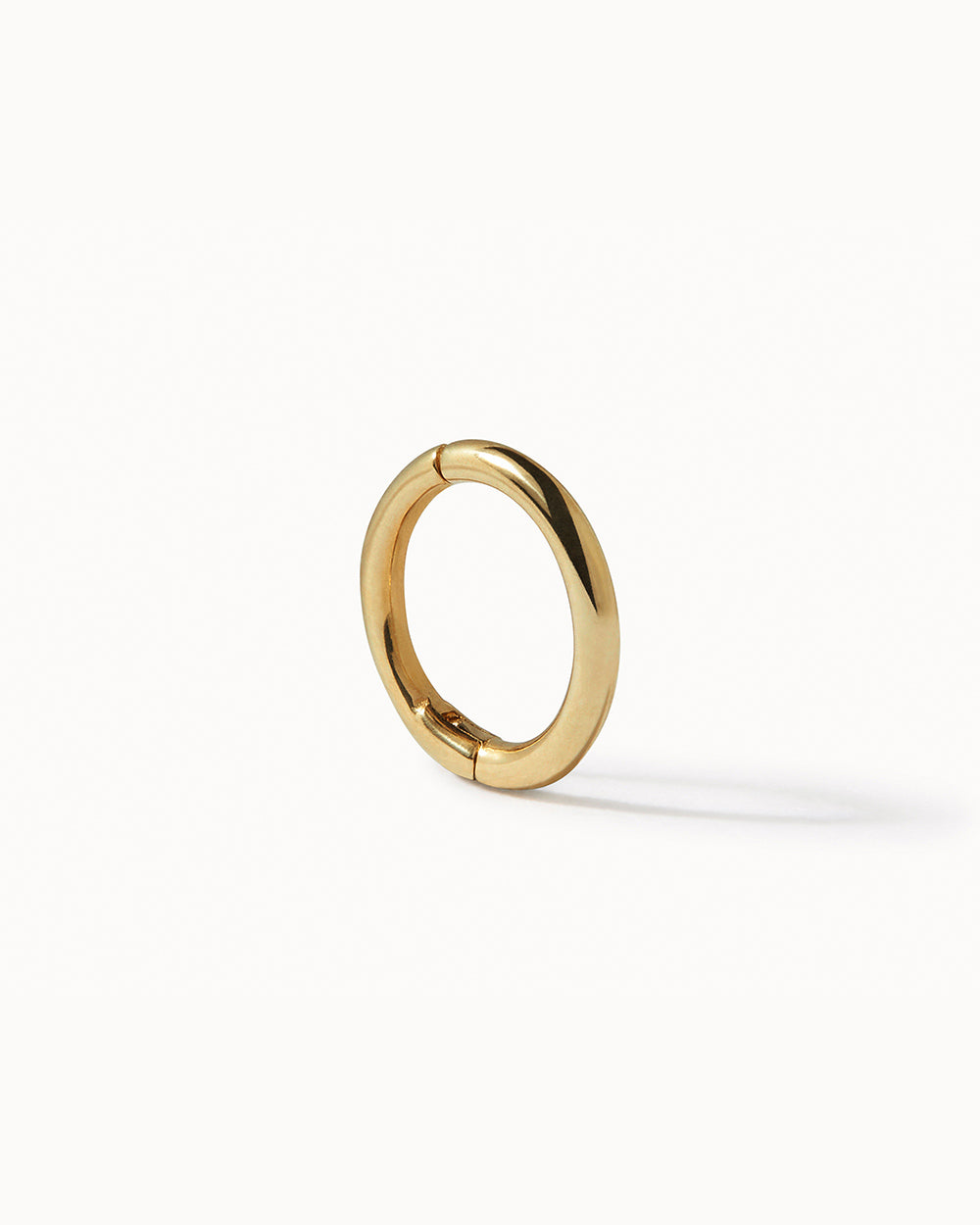 9ct Solid Gold Mini Cartilage Hoop handmade in London by Maya Magal sustainable jewellery brand