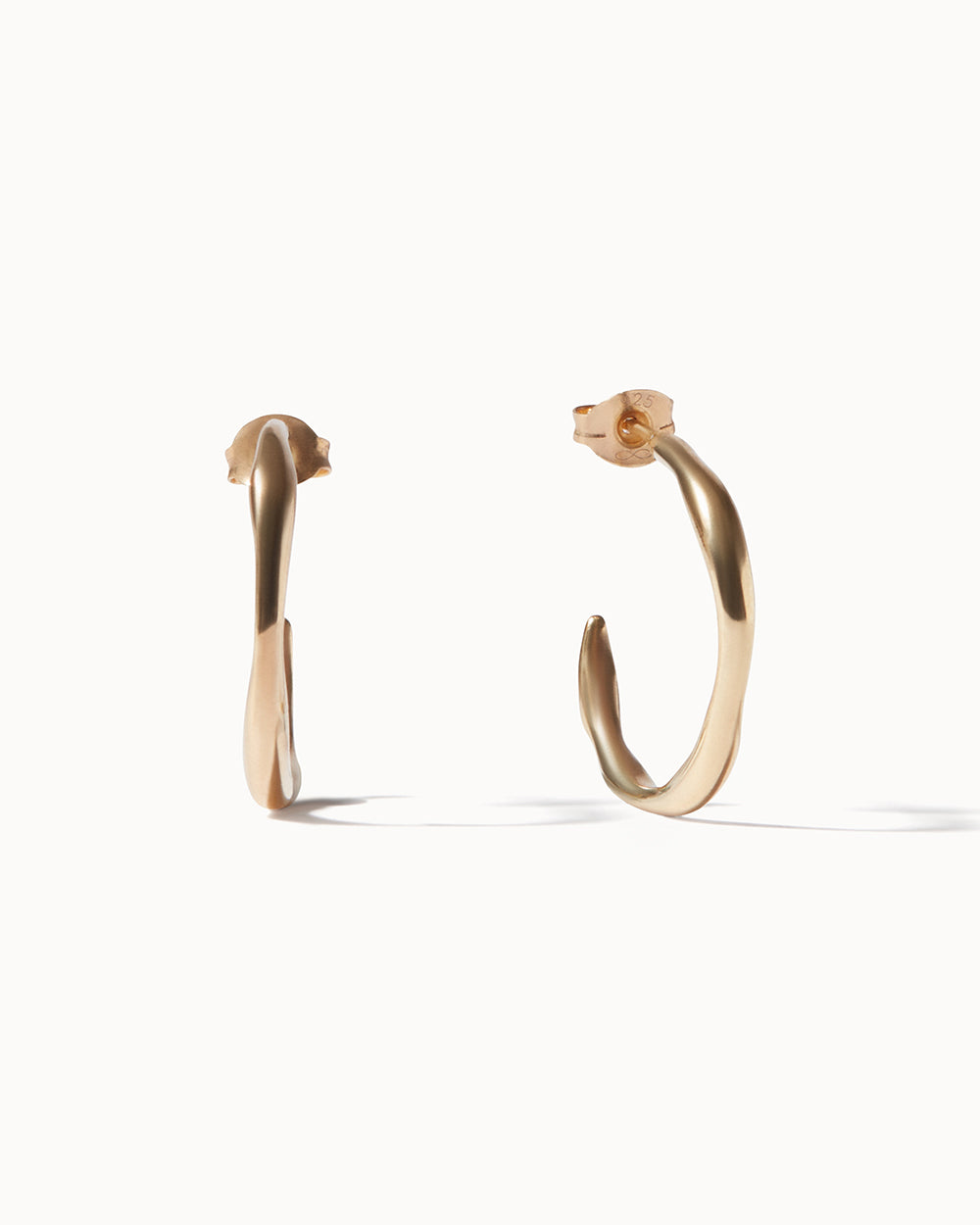 Small gold hoop sales earrings mens