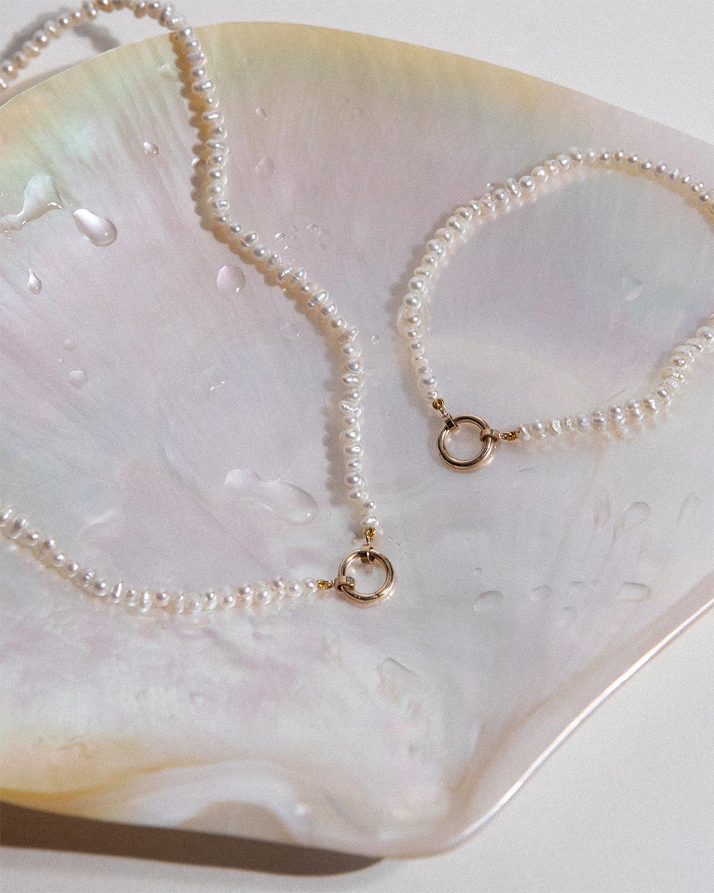 Milos Pearl Beaded Charm Bracelet