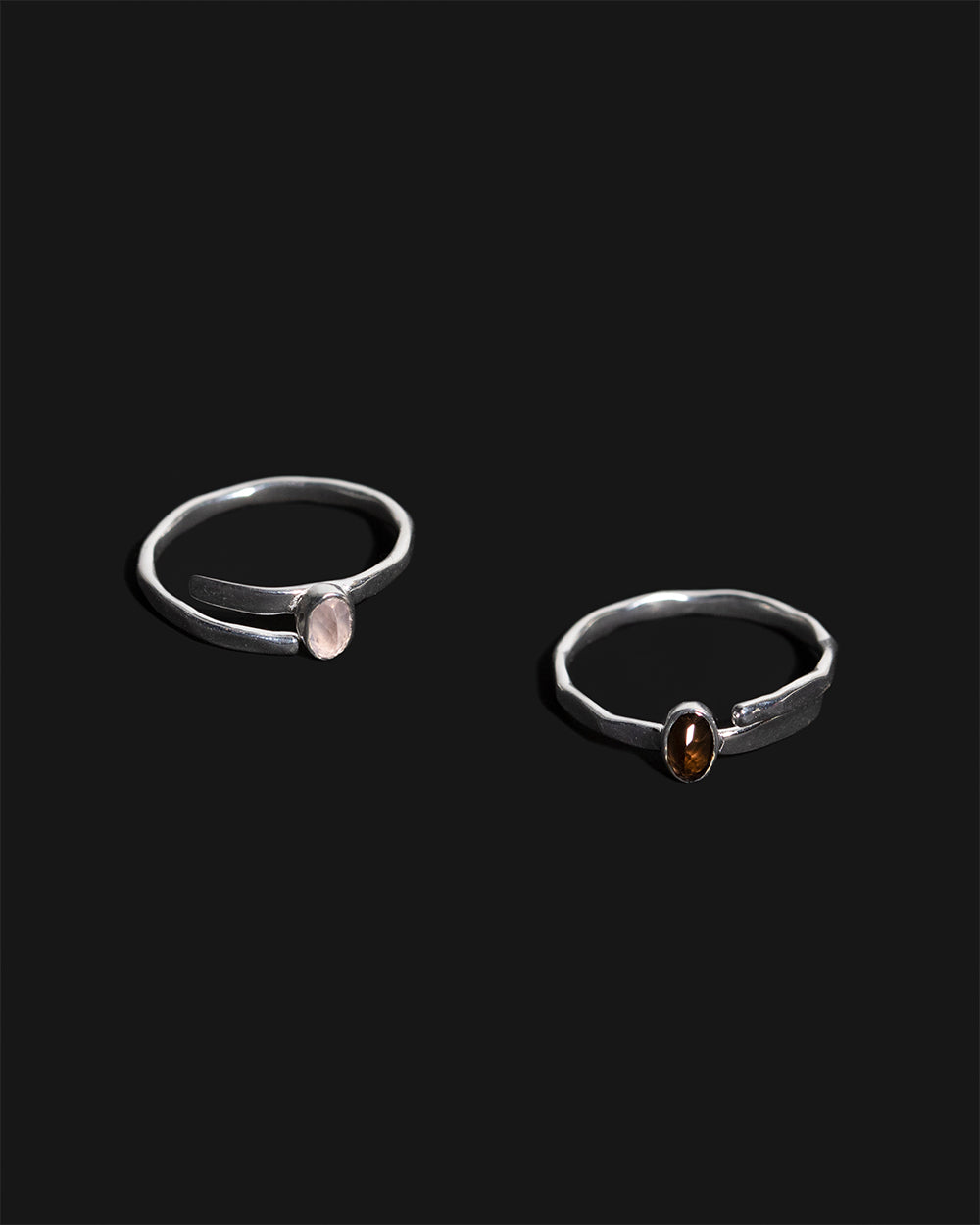 Quartz Adjustable Ring