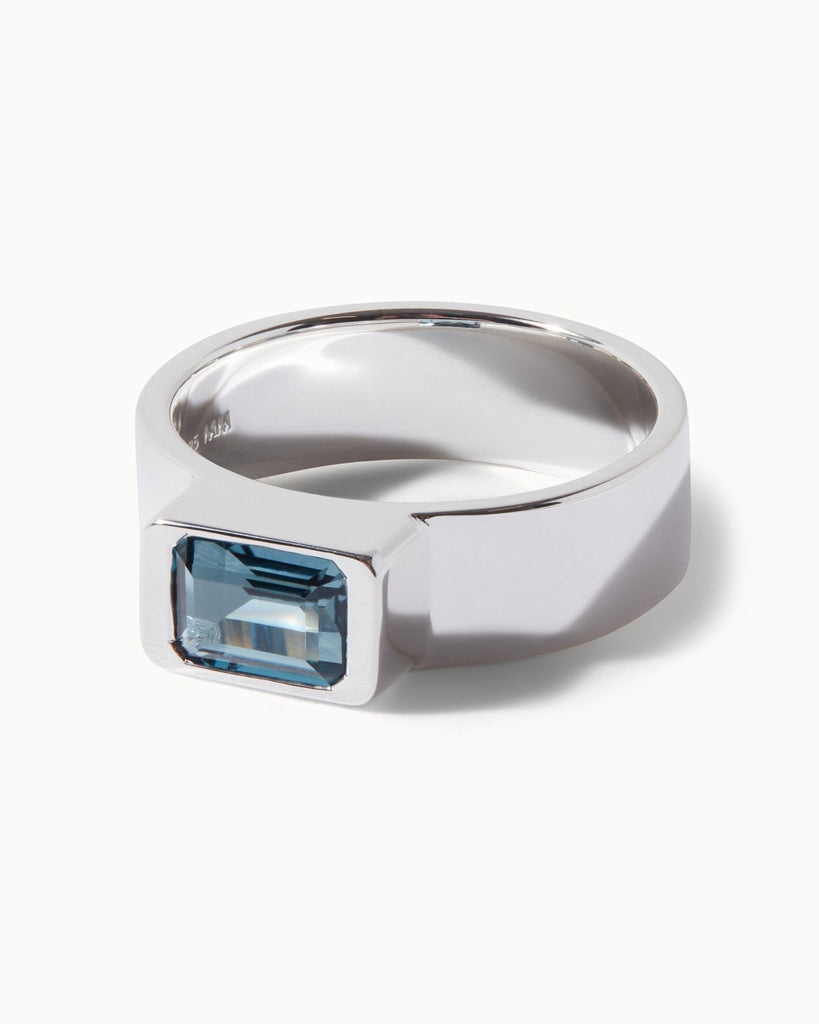 maya magal london chroma collection london blue topaz sterling silver ring