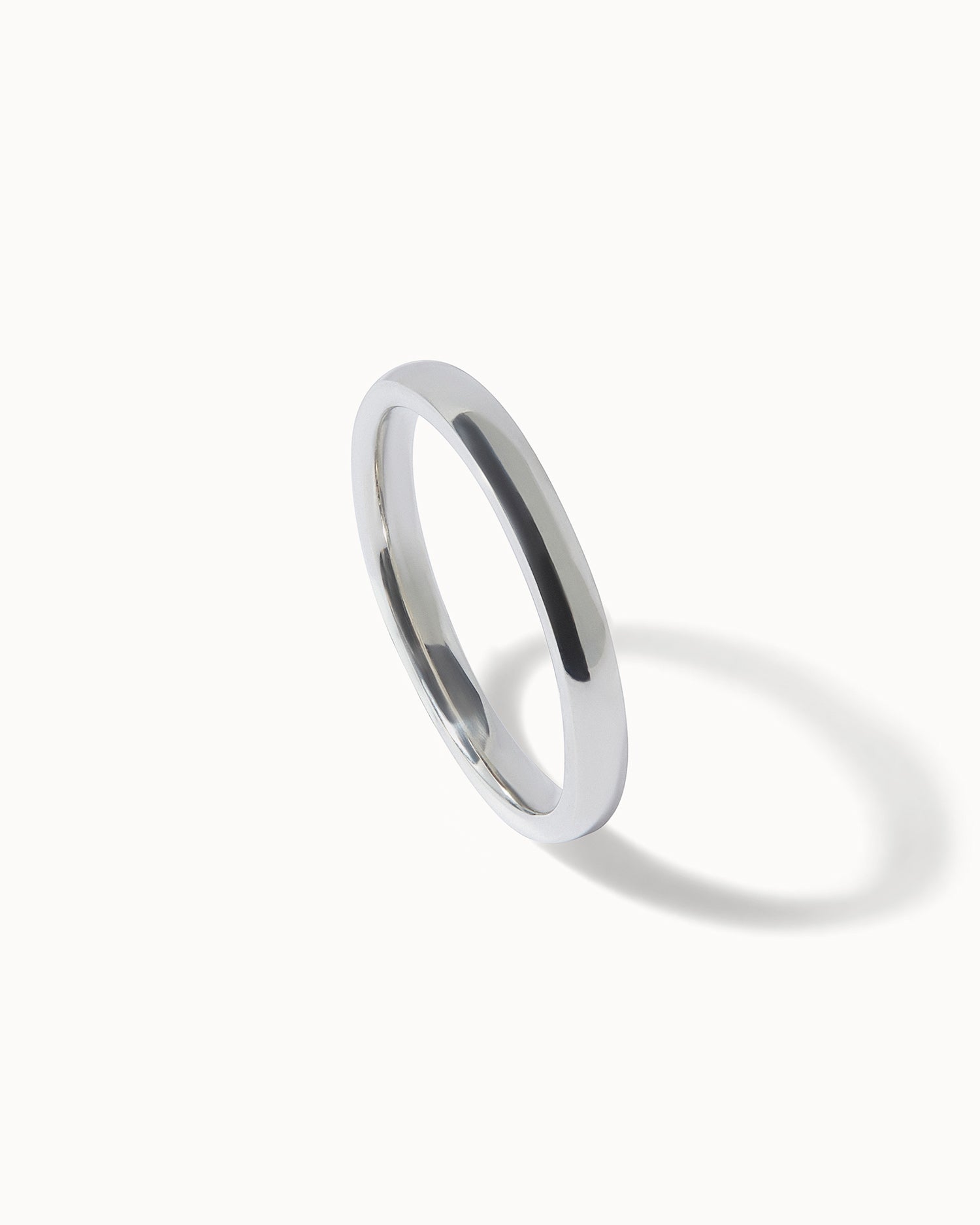 Classic Solid Gold Ring 2mm Maya Magal London