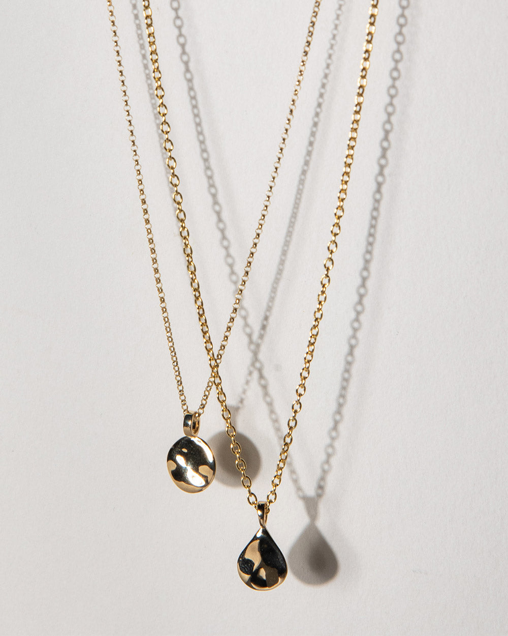 Organic Circle Charm Necklace