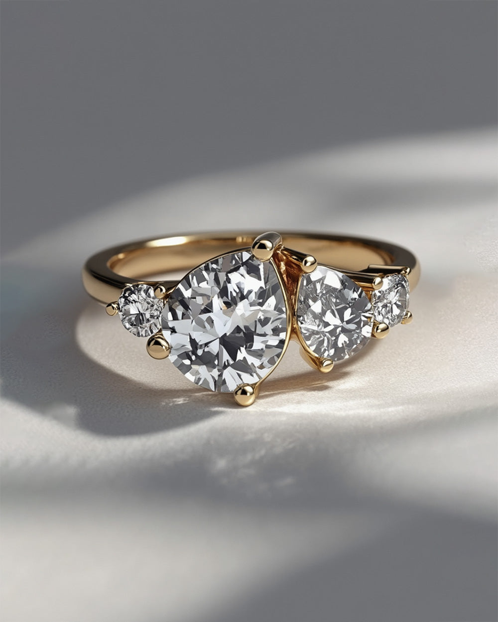 Four Stone Lab Grown Diamond Cluster Ring