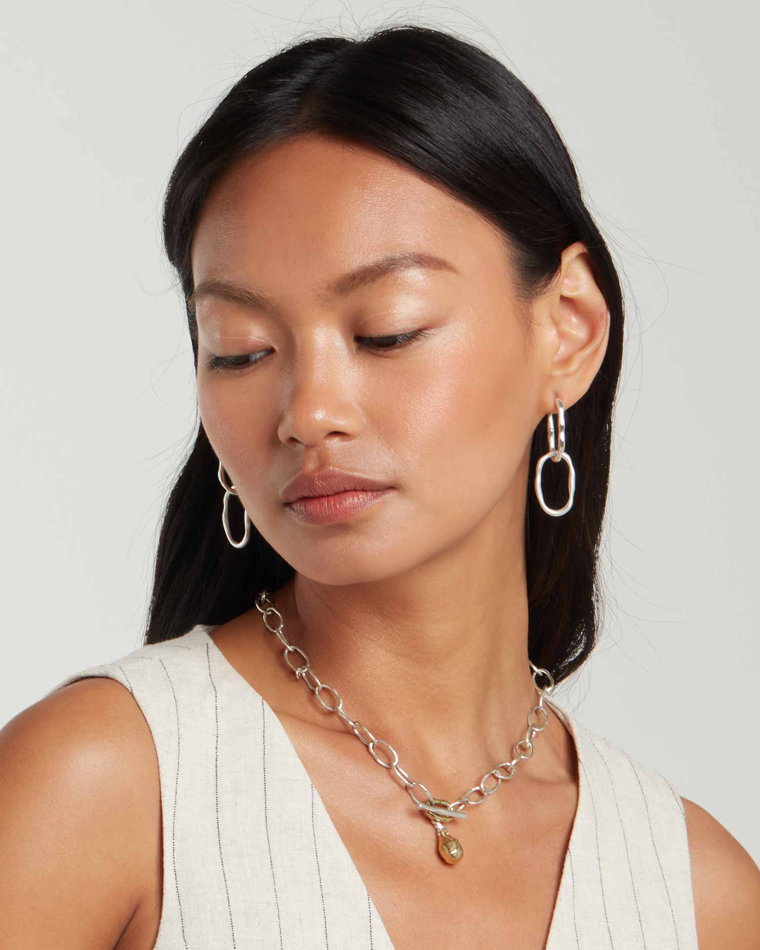 Molten Link Earrings