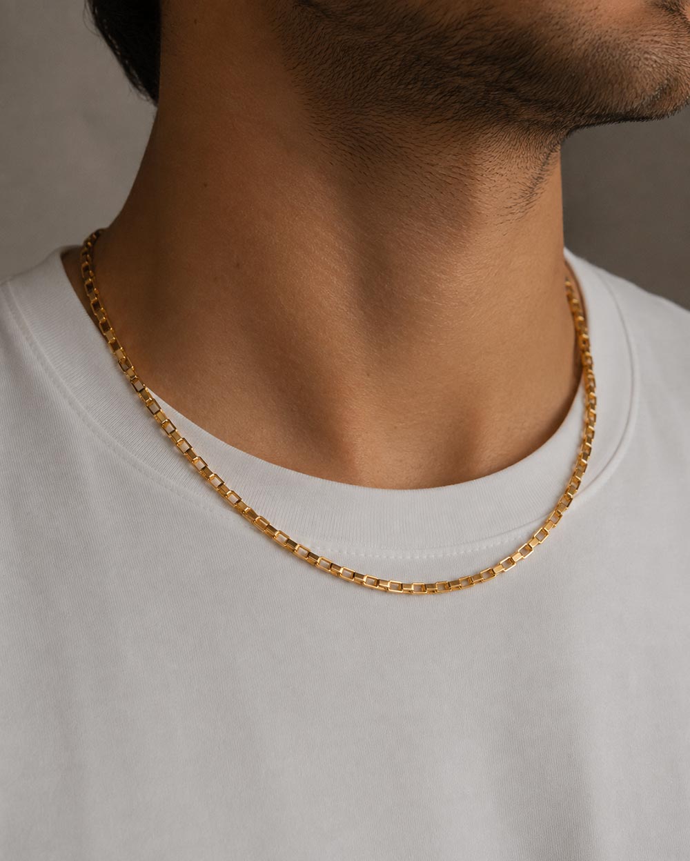Heavy Box Chain Necklace