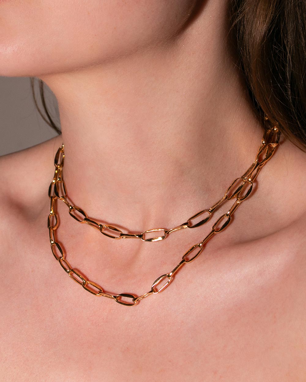 MM Studio Link Light Chain Necklace