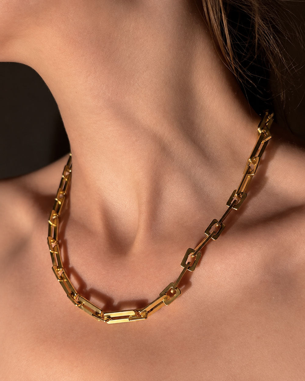MM STUDIO Geometric Paper Chain Necklace