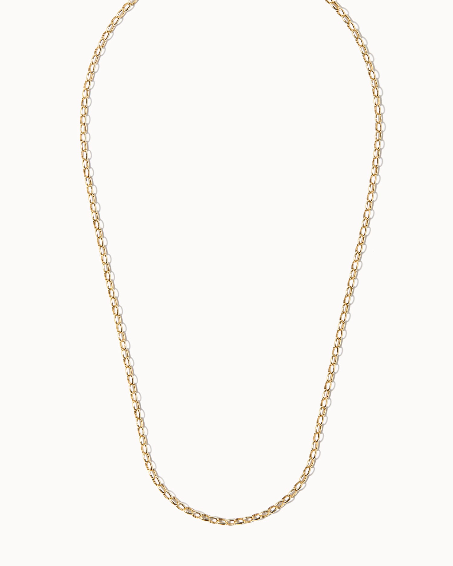 Maya Magal London solid gold belcher chain layering necklace