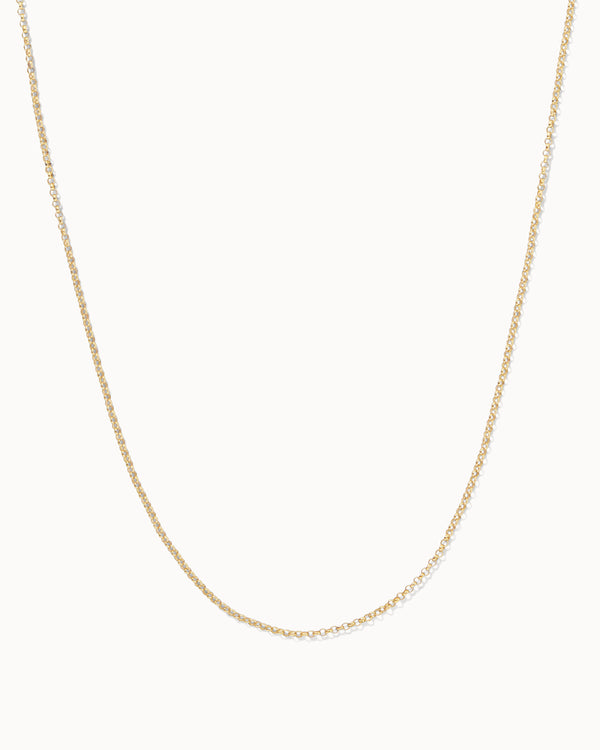 Solid Gold Simple Chain