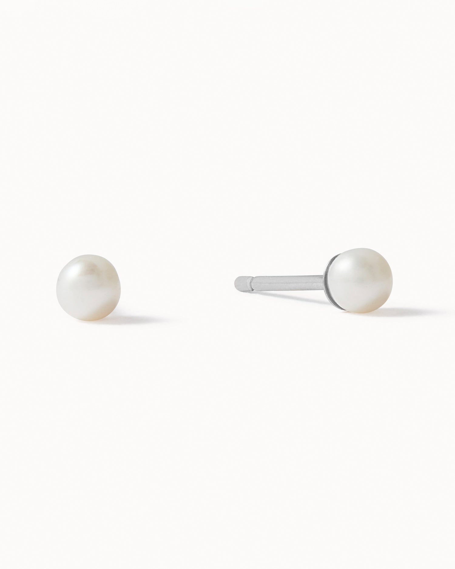 Small Pearl Stud Earrings