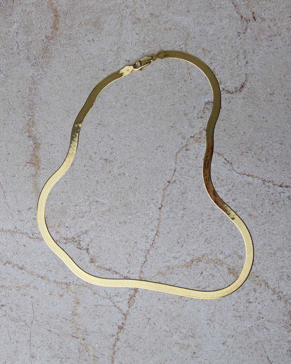 Solid Gold Snake Chain