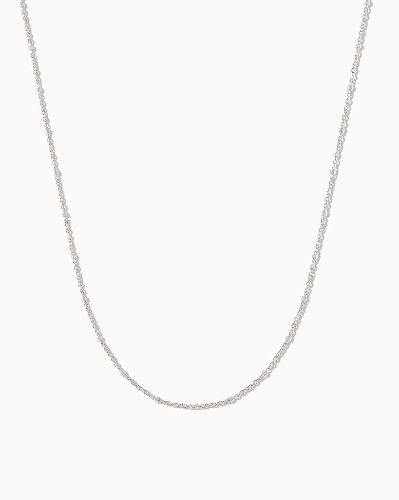maya magal london sterling silver trace and cube chain
