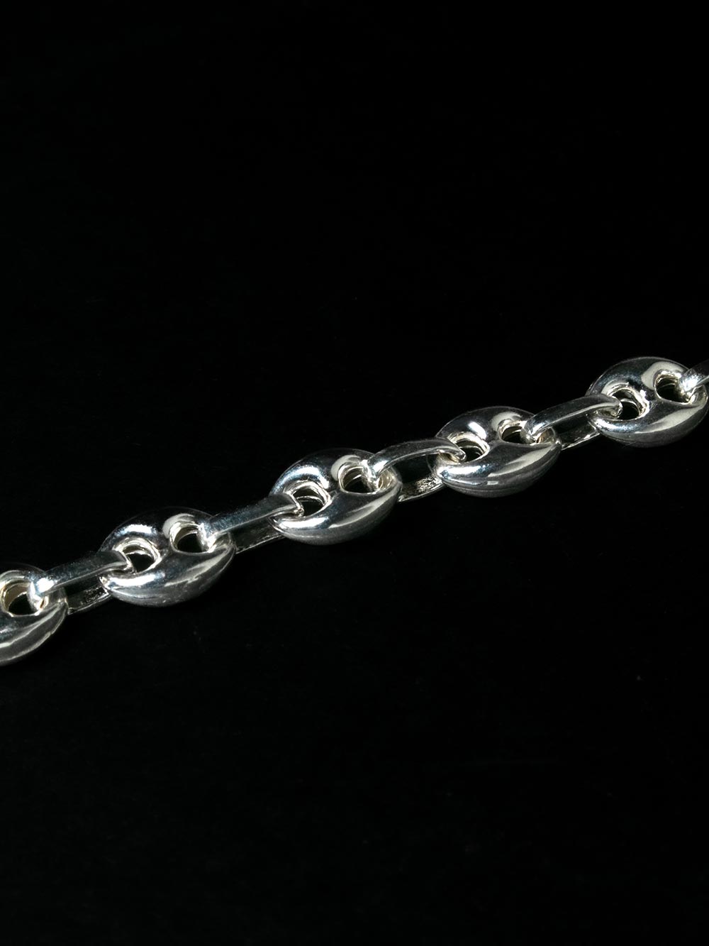 Sterling Silver Anchor Chain Bracelet | Modern Chain Bracelet