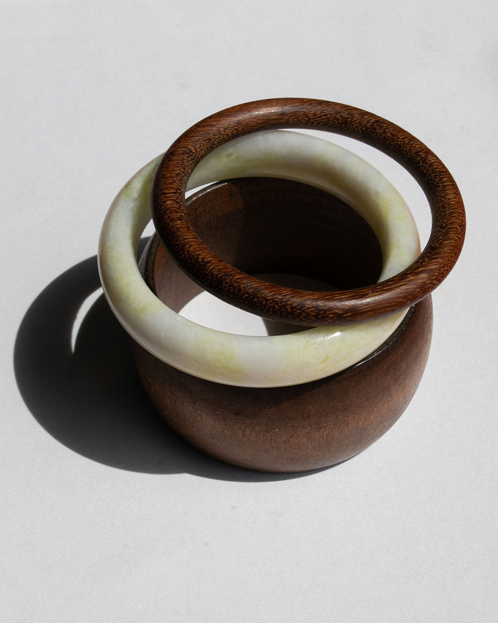 Wood Round Bangle
