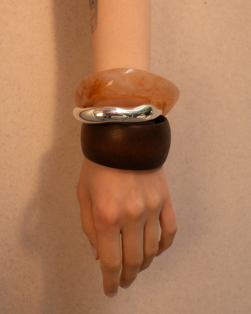 Wood Wide Bangle