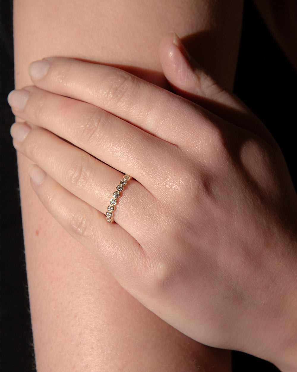 Bezel Diamond Eternity Ring