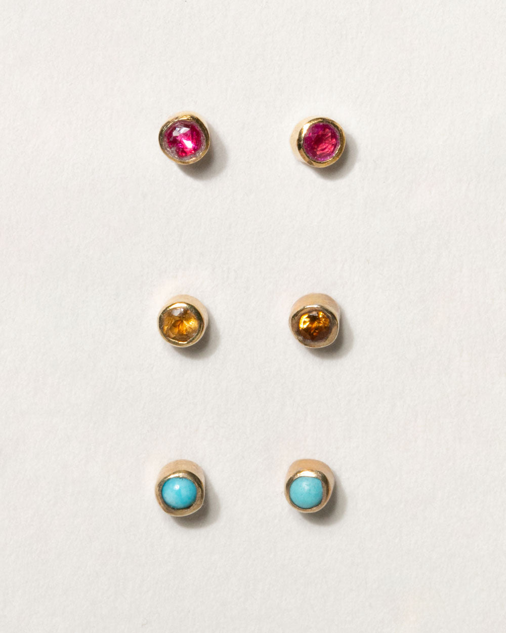Birthstone Stud Earrings