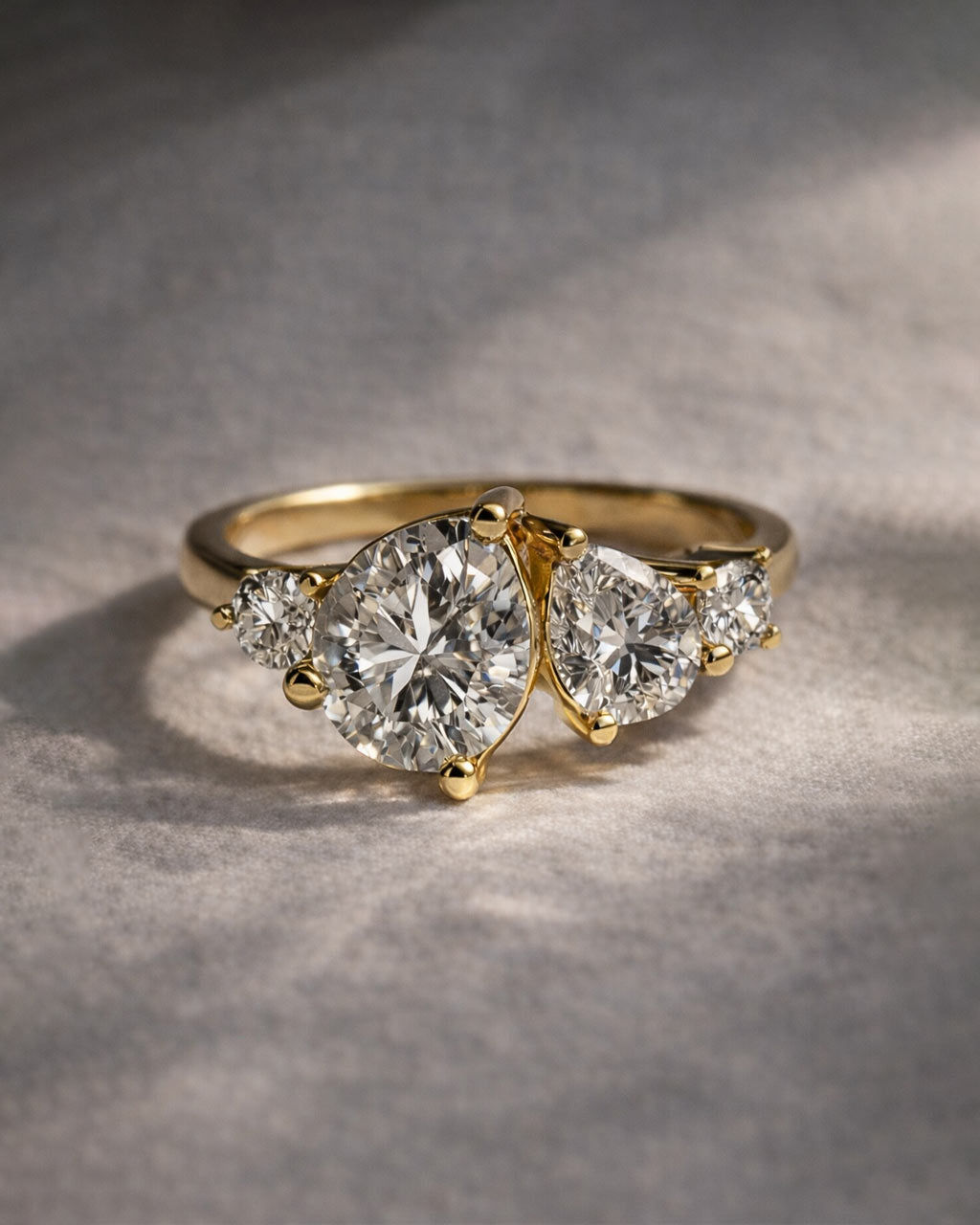 Four Stone Lab Grown Diamond Cluster Ring
