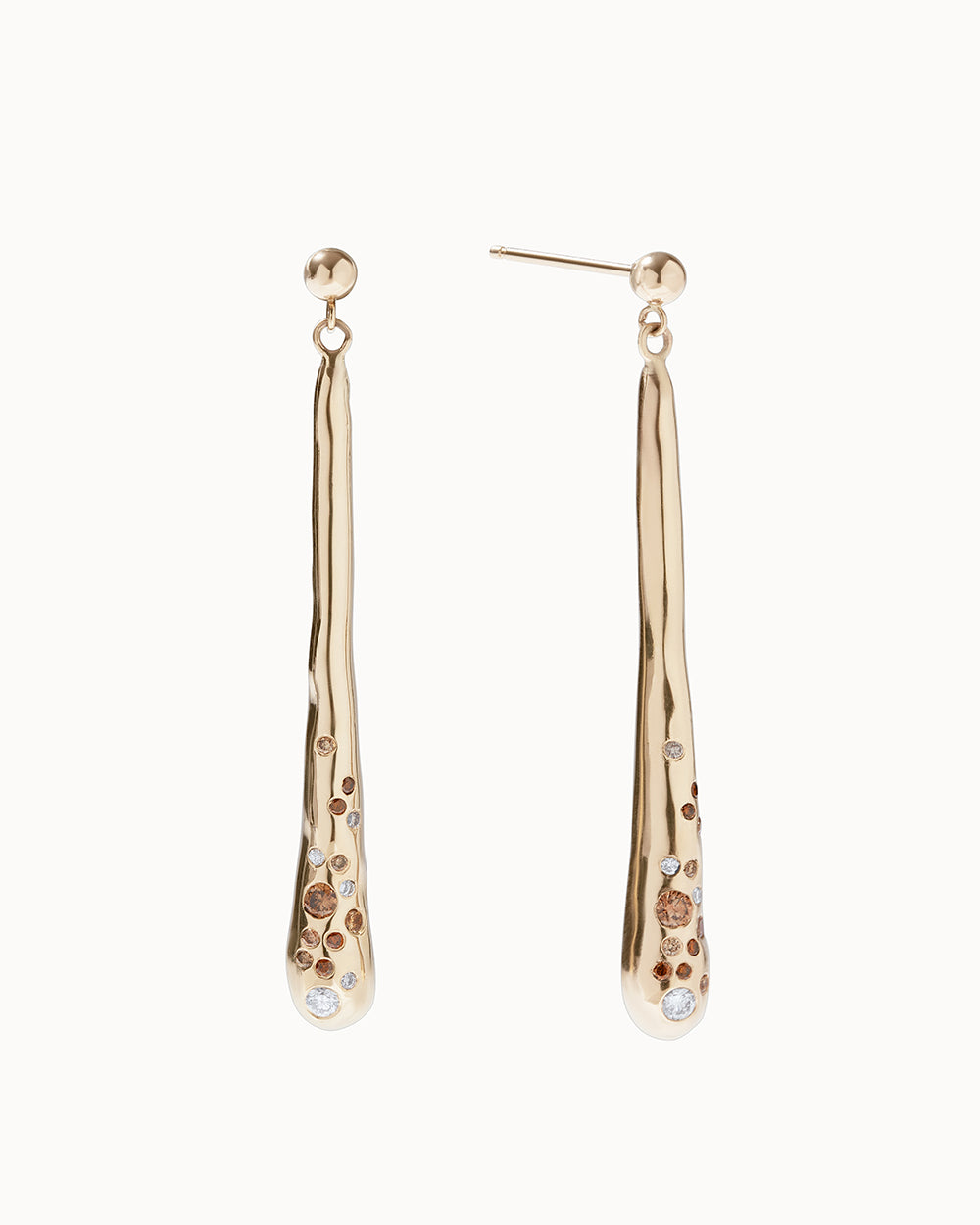 Celestial Diamond Drop Earrings